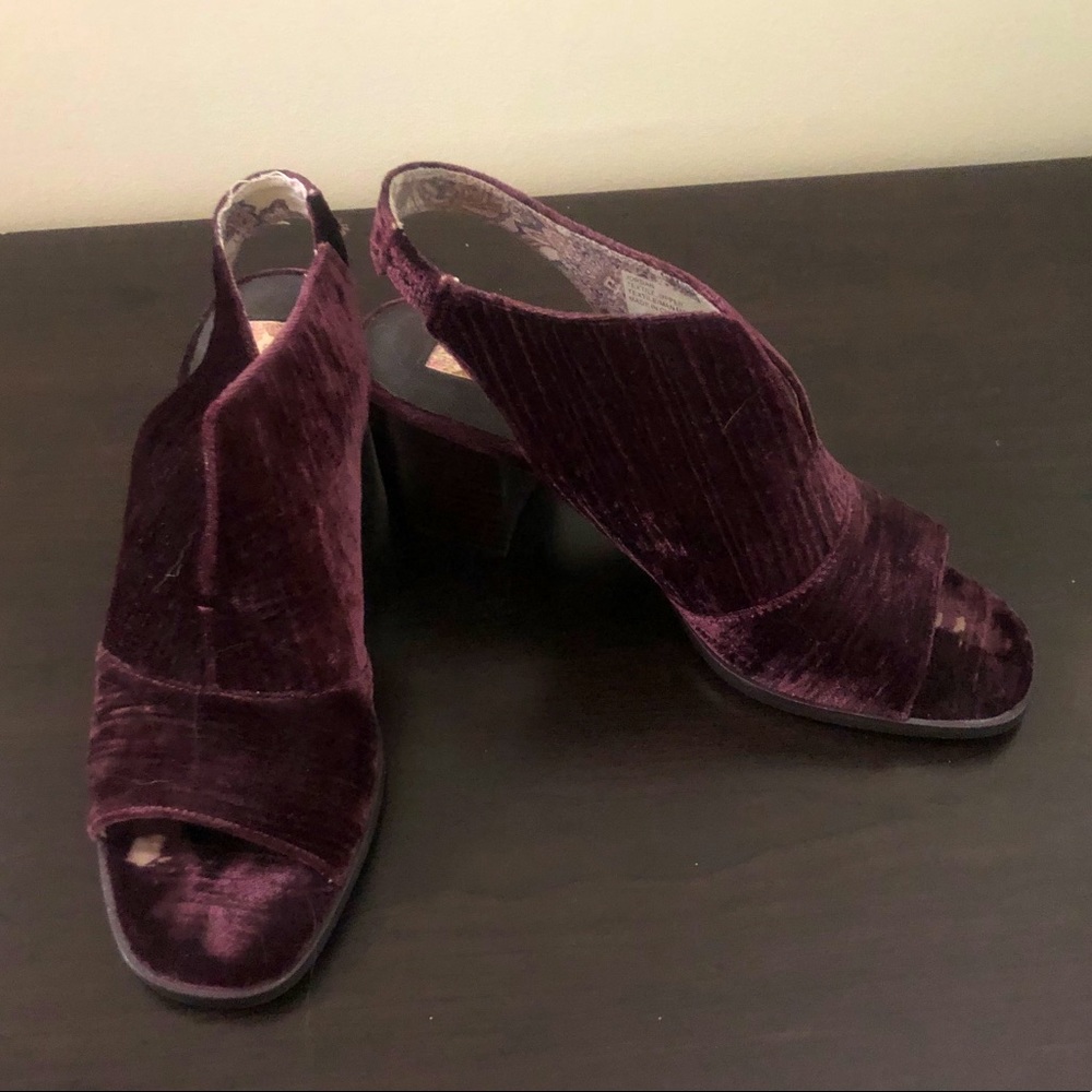 Purple Suede Heels